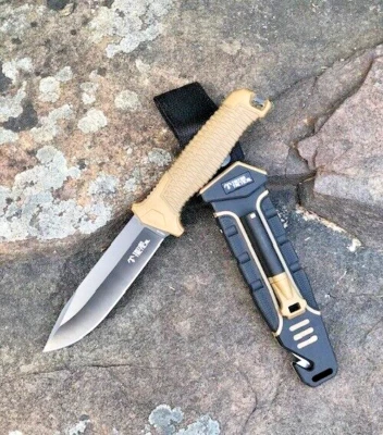 Triton GO-19BR - Fixed Blade Knife Survival Outdoor Hunting