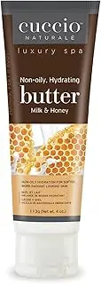 Cuccio Naturale Butter Blends - Ultra-Moisturizing - Renewing, Smoothing And Scented Cream - Deep Hydration For Dry Skin Repair - Natural Ingredients - Milk And Honey - 113 G Body Butter
