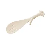 Squirrel Non-stick Rice Scoop Cartoon Meal Spoon Stand Upright Kitchen Utensil-Yellow