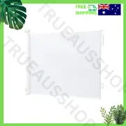 Pet Retractable Mesh Gate White 140cm Wide Safety Barrier for Door or Stairs