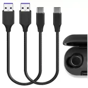 Geekria Type-C Charger Cable for Bang & Olufsen Beoplay E8, EQ, EX (2Pack)