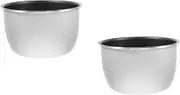 Zerodeko 2pcs Rice Cooker Liner No Sticky Pot Rice Cooker Switch Cord Lamp Cord Aluminum Rice Cooker Pot Pad Rice Cooker Pressure Cooker Rice Cooker Rice Rice Cooker Aluminum Alloy Silver