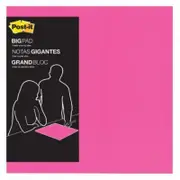 Jumbo 3M Post-It Notes Big Notes Super Sticky - Pink - 1 Pack of 30 Sheets