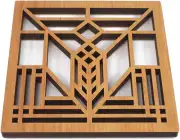 Frank Lloyd Wright Lake Geneva Hardwood Trivet