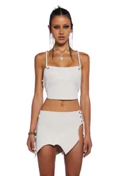 [DARKER WAVS] Chamber Backless Crop Top