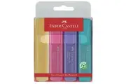 Faber-Castell: Pastel Textliner (Wallet of 4)