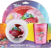 Trolls Plate, Bowl and Mug Dining Set
