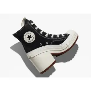 【CONVERSE】Chuck 70 De Luxe Heel 帆布鞋 增高 男女鞋 黑(A05347C)