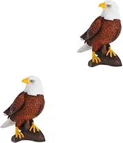 Yardwe Pcs Eagle Garden Statue Weather-Resistant Outdoor Decor Garden Ornament