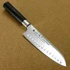 Japanese Masamune Kitchen Dimple Santoku Knife 170mm 6.7 inch Round handle JAPAN