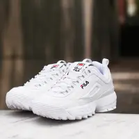 在飛比找蝦皮購物優惠-FILA DISRUPTOR 2 白色 全白 中性復古運動鋸