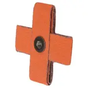 Norton 66261194516 2x2x3/4" Blaze R920 CA Medium Grit Cross Pads 120 Grit 100 pk