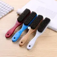 在飛比找蝦皮購物優惠-Wood Handle Hair Brush Hard Bo