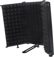 Kisangel Mic Filter Shield Foldable Wind Screen for Microphone Recording Equipment Eva Sponge Material