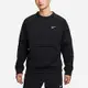 Nike AS M NK TF CREW [FB8506-010] 男 長袖 上衣 休閒 內刷毛 保暖 拉鍊口袋 黑