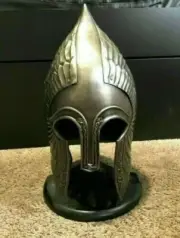 18ga Medieval Fountain Guard Helmet Lord Of The Ring Helmet Gondor with stand