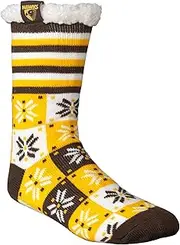 Hawthorn Hawks AFL Footy Sherpa Fleece Socks