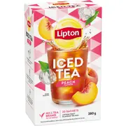 Lipton Peach Iced Tea Sachets 20 pack