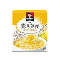 在飛比找ETMall東森購物網優惠-【QUAKER 桂格】濃湯燕麥-奶油玉米風味 47g*5包/