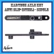 GO KART 50MM AXLE 8mm ANTI SLIP KARTECH 2 PEG AXLE KEY FREE AU. DELIVERY