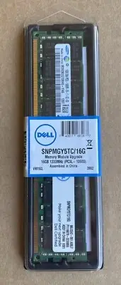 4x *NEW SEALED* DELL SNPMGY5TC/16G PC3L-10600R DDR3 1333 16GB ECC REG 2RX4