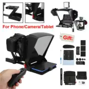 Smartphone Remote Control Teleprompter Vlog Recording Prompter for Camera/Table
