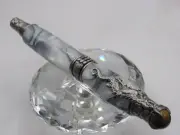 GORGEOUS HIGH QUALITY HANDMADE DRAGON FLOATING CLOUD ACRYLIC ROLLER BALL PEN