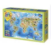 Gibson's Jig-Map Our World 250 Piece Jigsaw Puzzle
