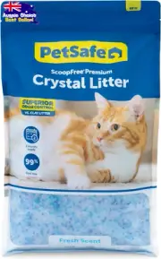 ScoopFree Premium Fresh Scent Crystal Litter 3.6Kg Odor Control Low Tracking