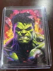 Original MARVEL artwork of THE INCREDIBLE HULK by Robert Camacho a 1 of 1….