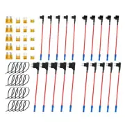 20Pcs 12V Car Add-A-Circuit Fuse Tap Adapter Kits ATO/ATC Low Dual-Slot2419