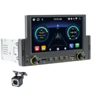 6.2in 1DIN Car Stereo Radio Player Bluetooth GPS WIFI USB CarPlay W/12LED Cam (for: Alfa Romeo)