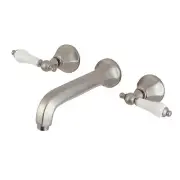 Kingston Brass KS402.PL Metropolitan Wall Mounted Roman Tub - Nickel