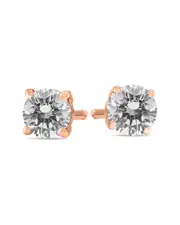 14K Rose Gold 1.50 ct. tw. Diamond Studs