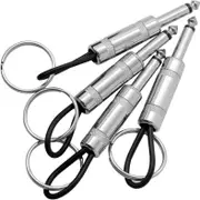 Guitar Hook Keyring Wall Mounted with 4 Keyrings with Guitar Plug