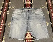 Madewell Men's 9" Jean Shorts Sz 29 Hamlyn Wash Distressed NWT T14
