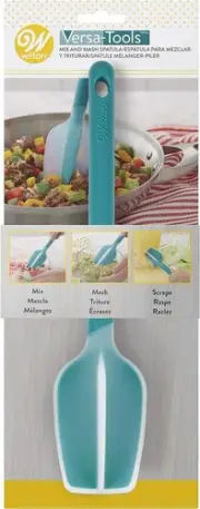 Silicone Nylon Mixer Mix and Mash Spatula