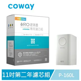 【滿3000現折300】Coway RO逆滲透專用濾芯組【11吋第二年份】(適用P-160L)