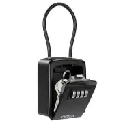 Key Lock Box 4 Digit Combination Key Safe Box Waterproof Key Storage Lock Box US