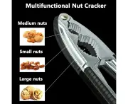 Nut Crackers For All Nuts,Walnut Cracker Heavy Duty Shell Seafood Pecan Walnut Cracker Tool