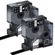 45021 S0720610 D1 Label Tape Compatible Dymo LabelManager 210D 260P 360D 2Packs