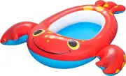 Childrens Lobster Boat Inflatable Ride On Toddler Swimming Pool Dinghy Float Toy