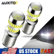 2x 1157 7528 LED Reverse Backup Light Canbus Error Free BAY15D Bulbs White 6000K (for: Audi)