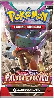 Pokemon TCG Scarlet & Violet Paldea Evolved 10 Card Booster Pack Assorted 6y+
