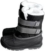[SECHRITE] Kids Snow Boots Winter Boots Waterproof Outdoors Cartoon Animal Pattern Booties for Boys Girls - Toddler/Little Kid