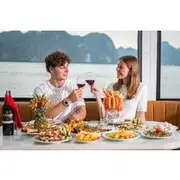 Save 5.60%! Hanoi : Halong Bay Deluxe 5 Star Cruise with Jacuzzi , Local food