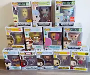 Funko Pop Lot (12 PCS) South Park, Rick & Morty, Bob Ross & Post Malone