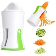 2X Handheld Spiralizer Vegetable Slicer Multifunctional Veggie Spiral Cutter `