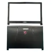 New For MSI GE63 Raider RGB MS-16P5 Top Case LCD Back Cover+ Front Bezel+ Hinges