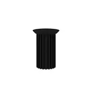 Marty Round Side Table - Black Oak